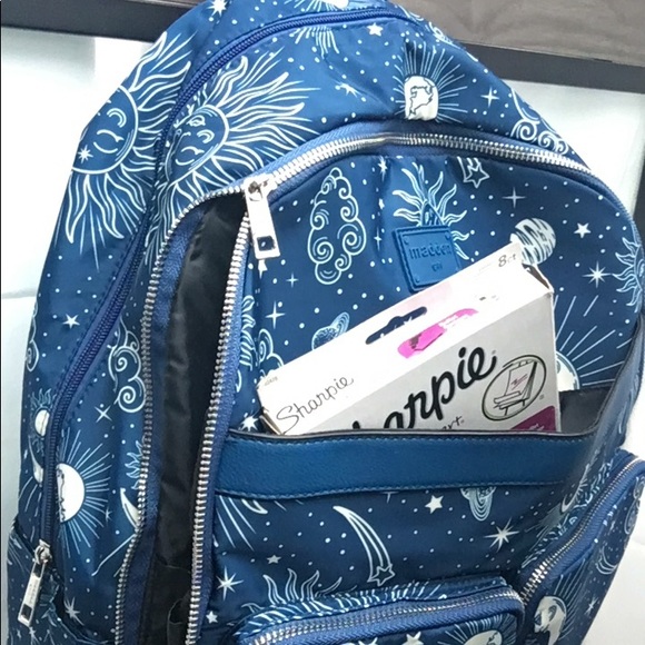 New Madden Girl Recycled Nylon Celestial All Over Print All Purpose Backpack - Picture 6 of 10